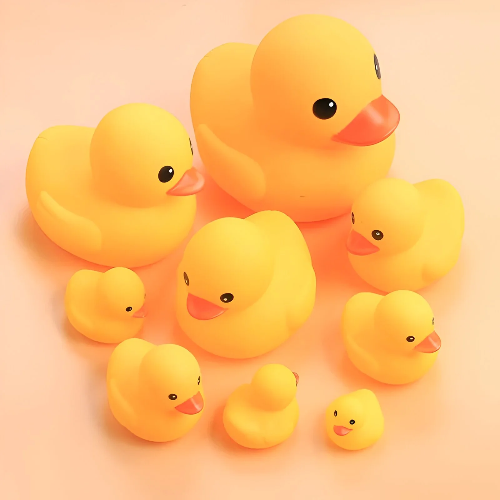 Cute Yellow Duck Baby Bath Toy
