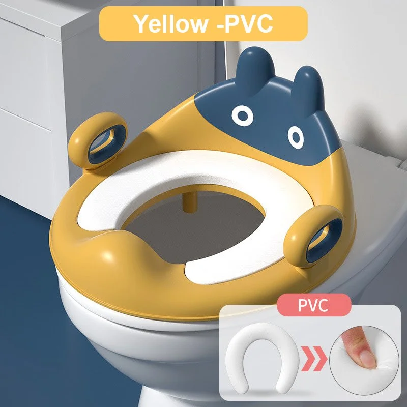 Children's Bunny Potty Seat with Armrest - Safe Toilet Training for Kids