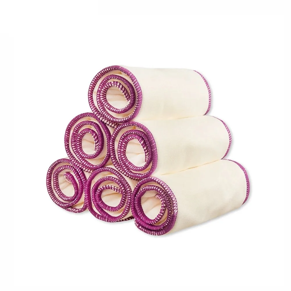 4-Layer Bamboo Cotton Diaper Insert