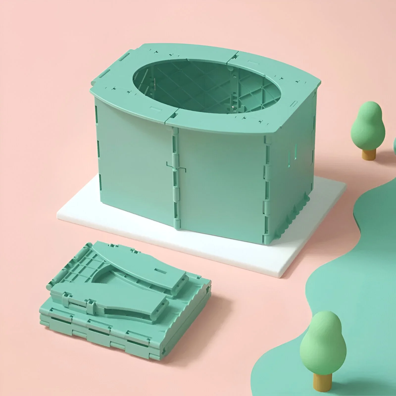 Portable Folding Baby Travel Potty