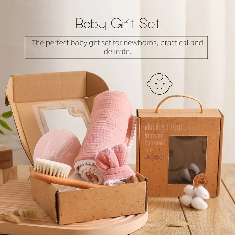Baby Mobile Phone Decompression Toy & Pure Cotton Towel Set