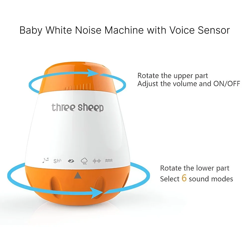 Baby White Noise Machine with Voice Sensor