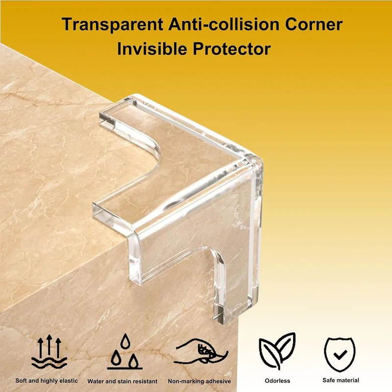 Transparent Baby Safety Silicone Corner Protectors