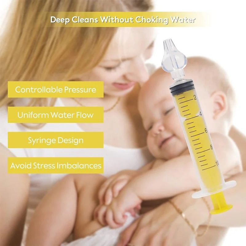 2Pcs Baby Nasal Aspirator Syringe