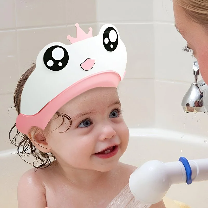 Waterproof Kids Shower Hat with Adjustable Ear Protection