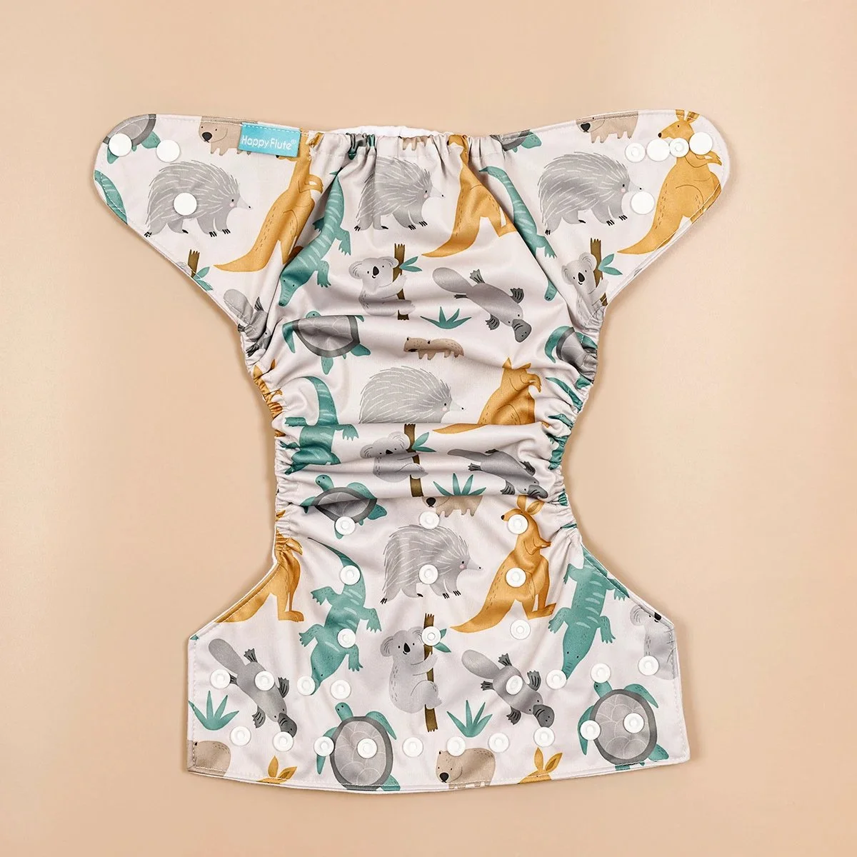 3-Pack Reusable Pocket Diapers with Suede Cloth Lining