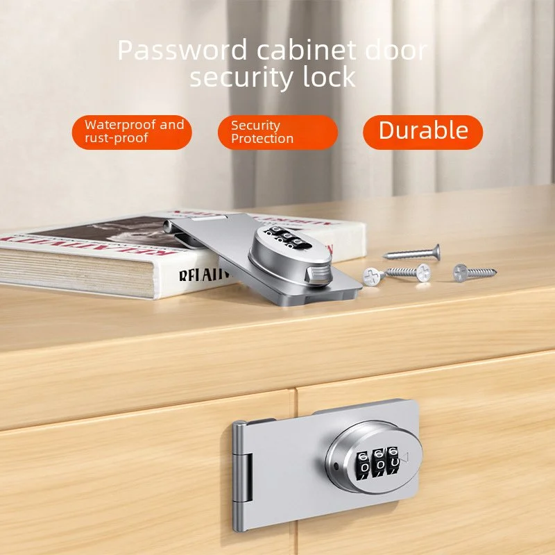 Child Safety Drawer Lock with Mechanical Combination Code – No Keys Needed
