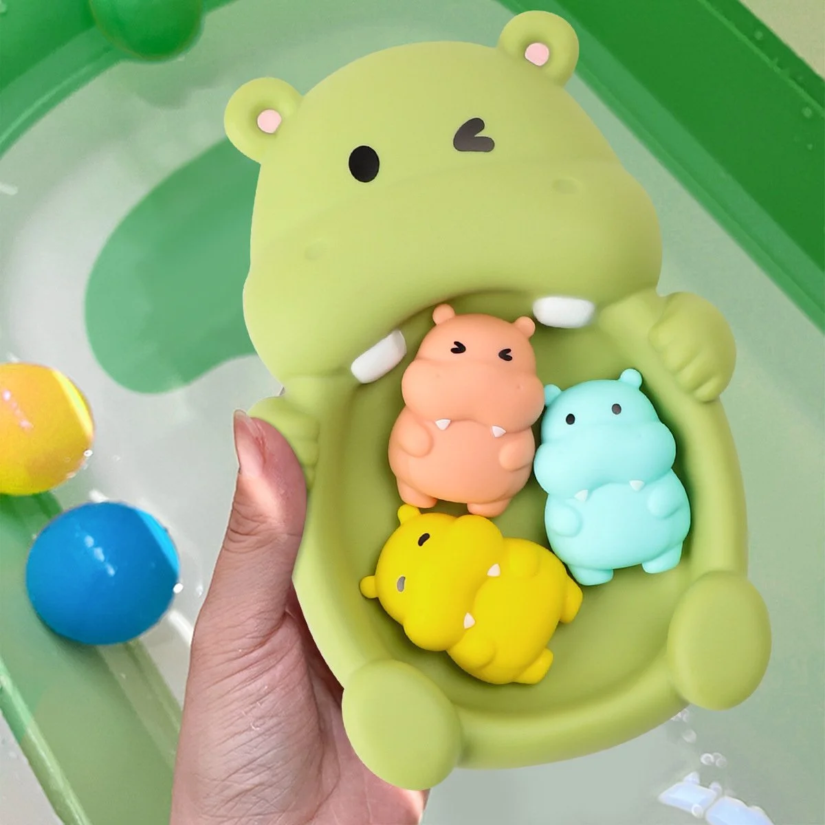 Floating Animal Bath Toy Set