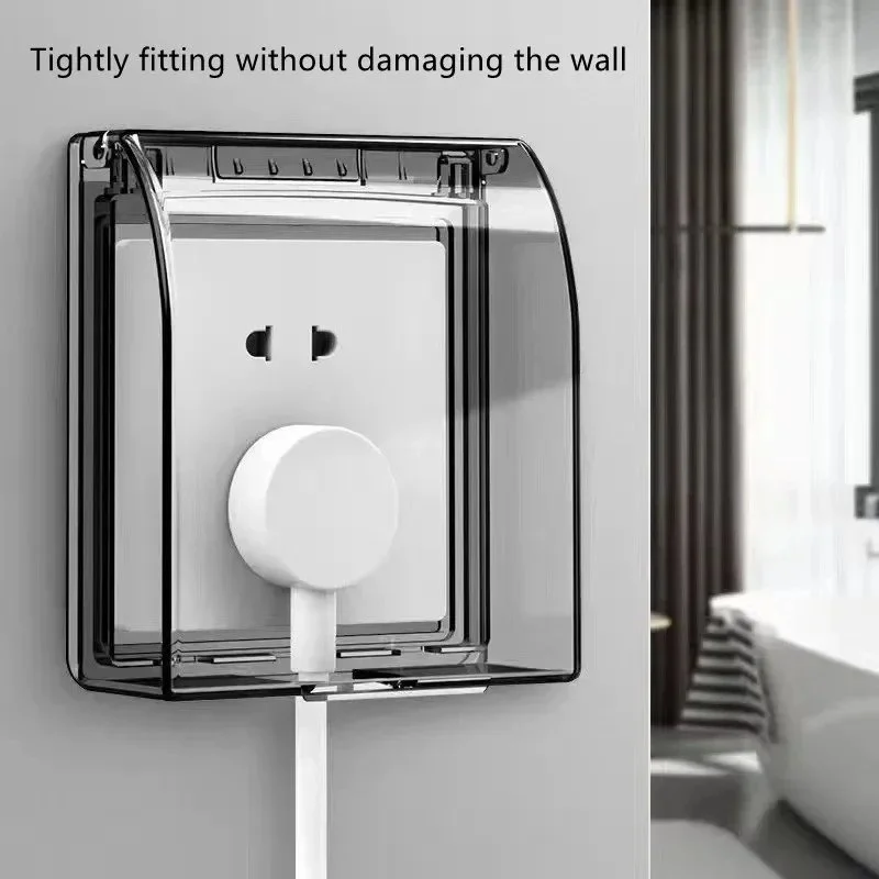 Waterproof Wall Socket Cover – Universal 86 Type Protective Switch Shield
