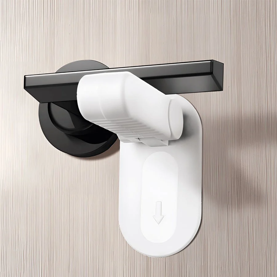 Child Safety Door Lever Lock – No Drill, Hidden Button, Easy Install