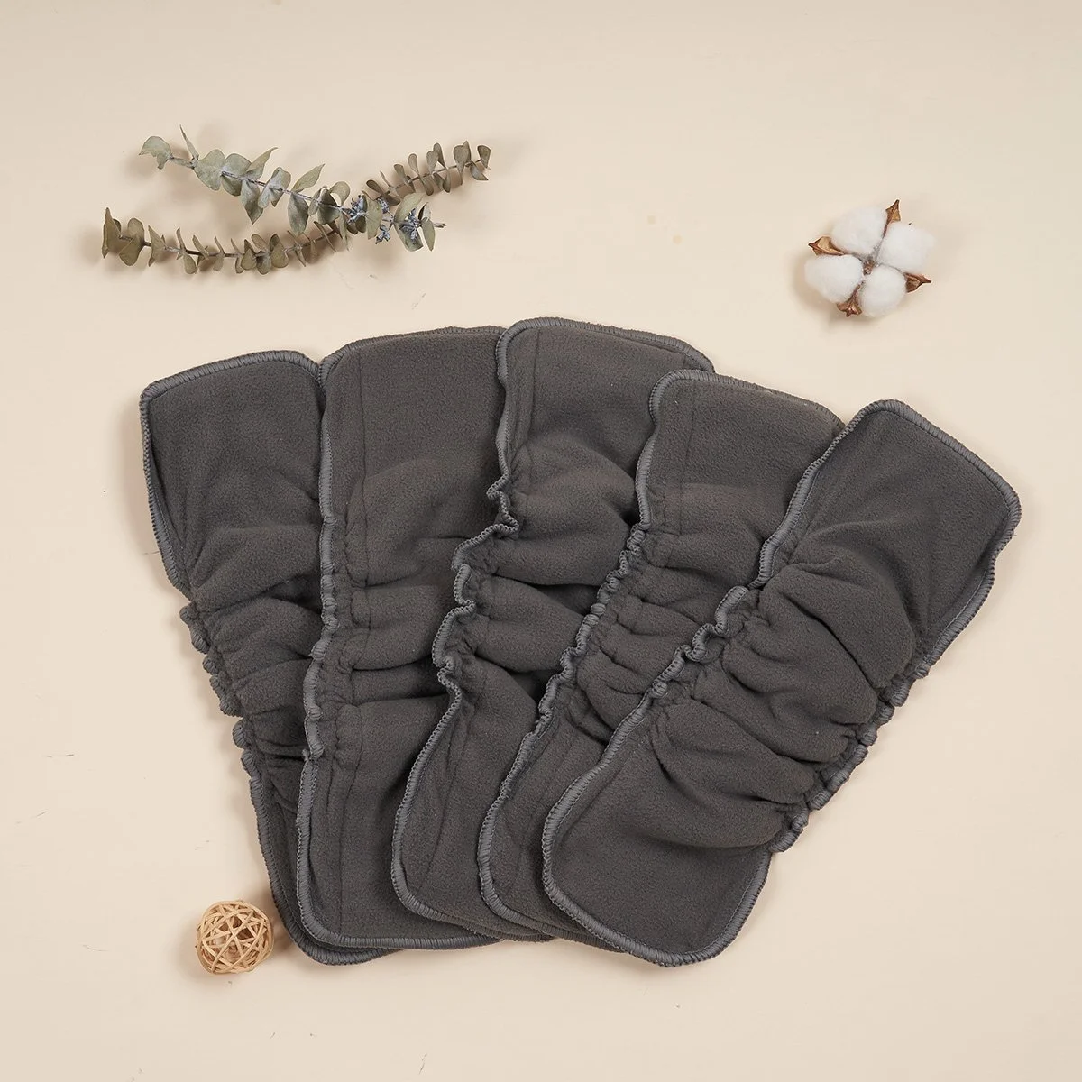 Reusable Bamboo Charcoal Diaper Inserts