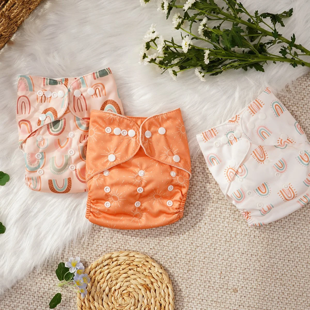 Reusable Waterproof Baby Cloth Diapers