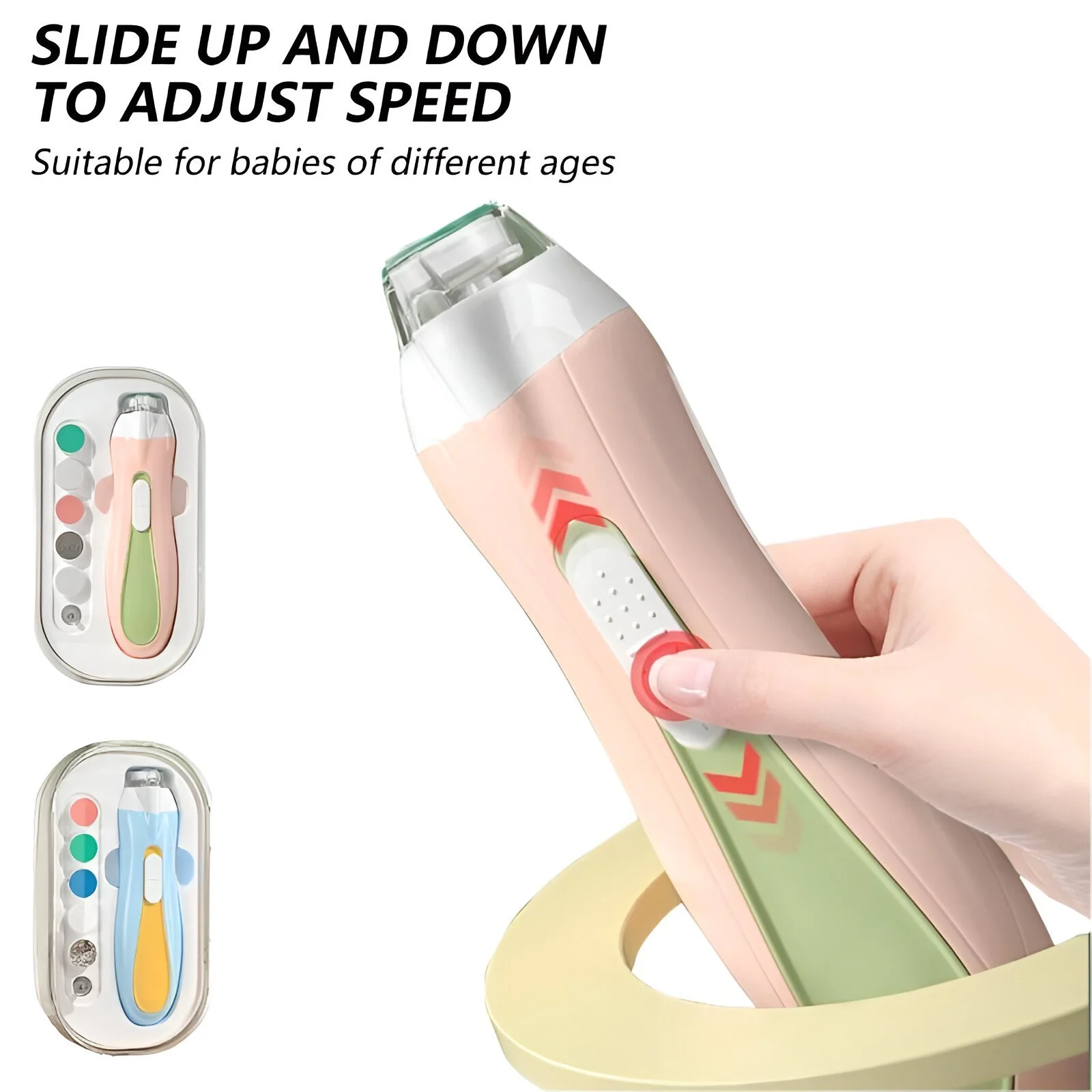 Infant Electric Nail Care Trimmer – Gentle, Safe & Easy to Use Baby Nail Filer