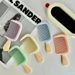 Macaron Color Anti-Static Baby Comb - Durable & Portable Hair Care Brush