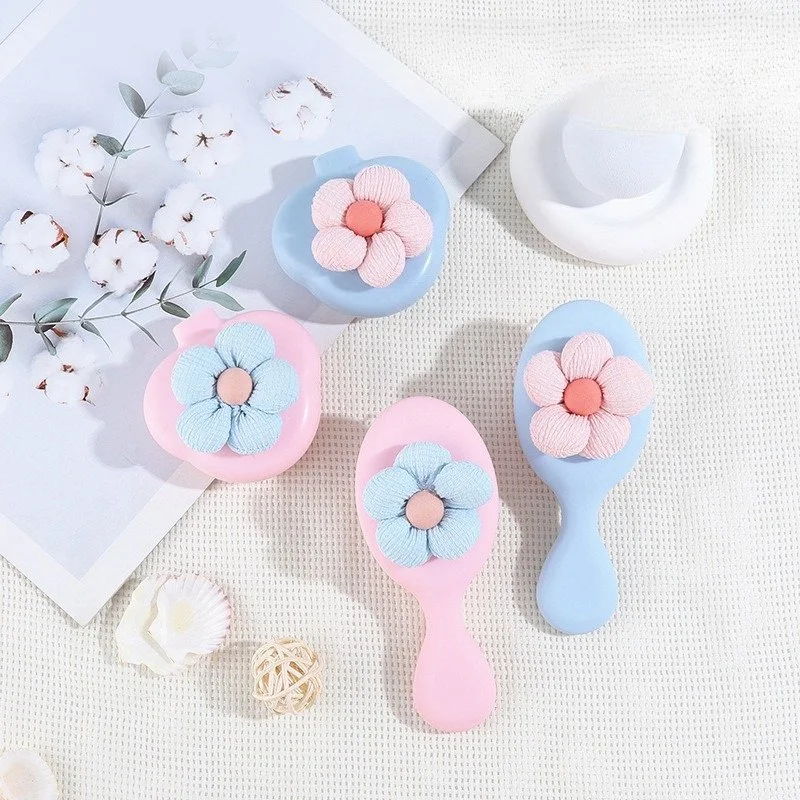 Cute Floral Air Cushion Hair Comb for Women, Girls, and Children