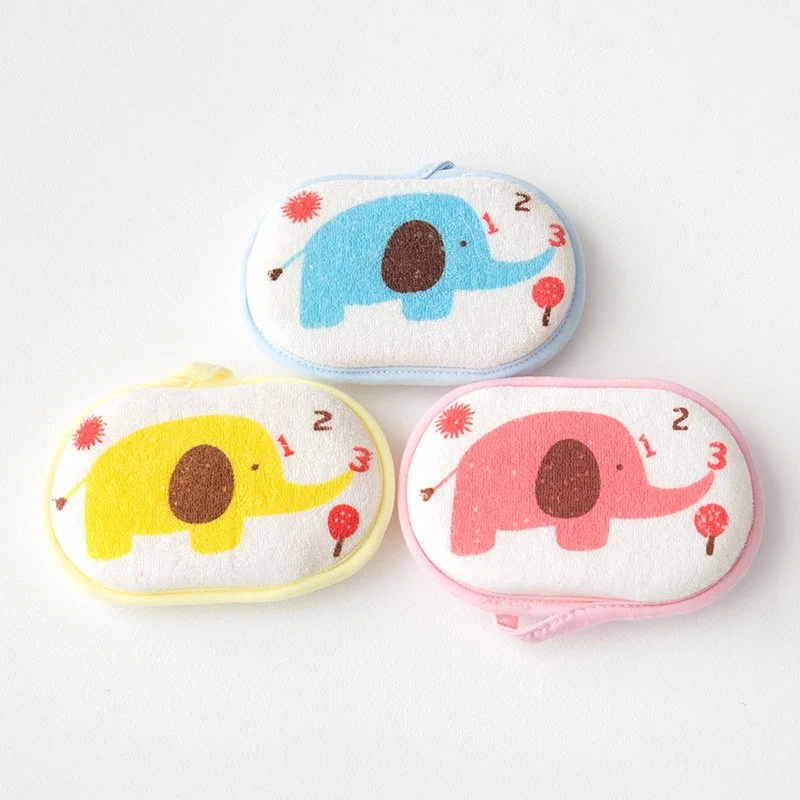 Soft Baby Bath Sponge & Gentle Face Towel – Skin-Friendly Kids Washcloth