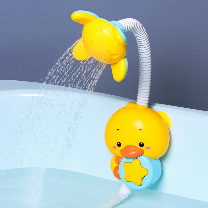 Electric Duck Water Spray Baby Bath Toy - Fun Swimming Faucet Shower for Kids