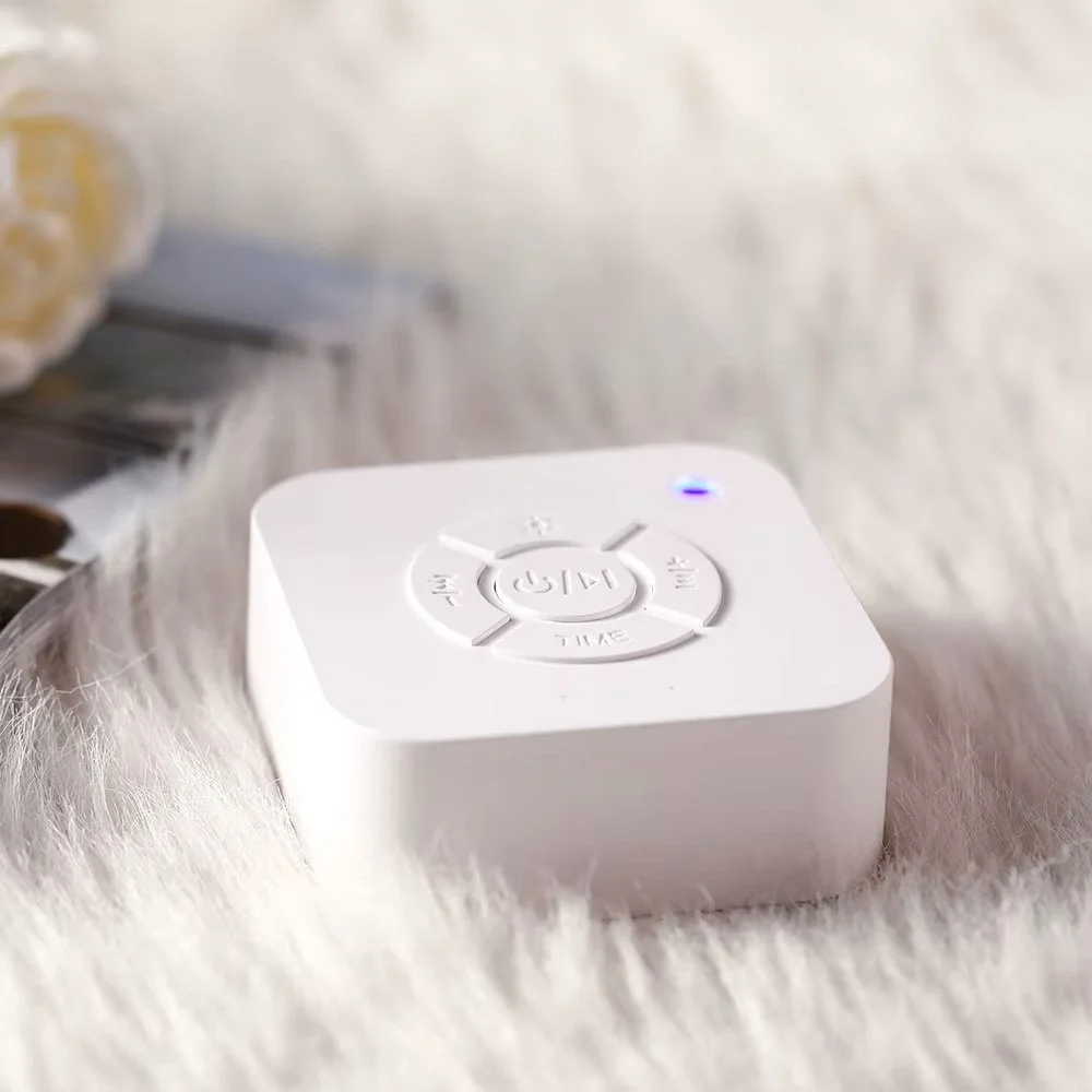 White Noise Sound Machine with 9 Soothing Sounds, Timer & Breathing Light