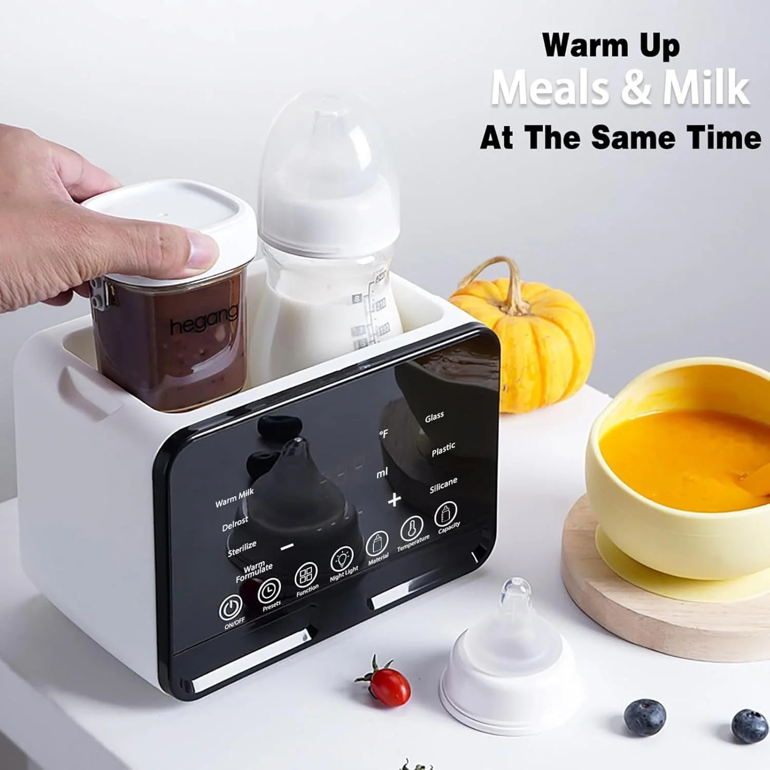 Multifunction Baby Bottle Warmer & Sterilizer with Accurate Temp Control