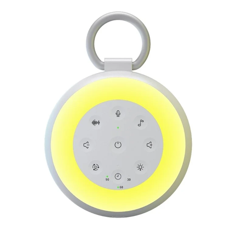 Portable Baby White Noise Machine with Timer & Sound Options