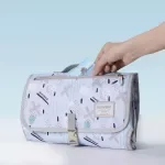Portable Waterproof Baby Changing Mat with Storage Pockets