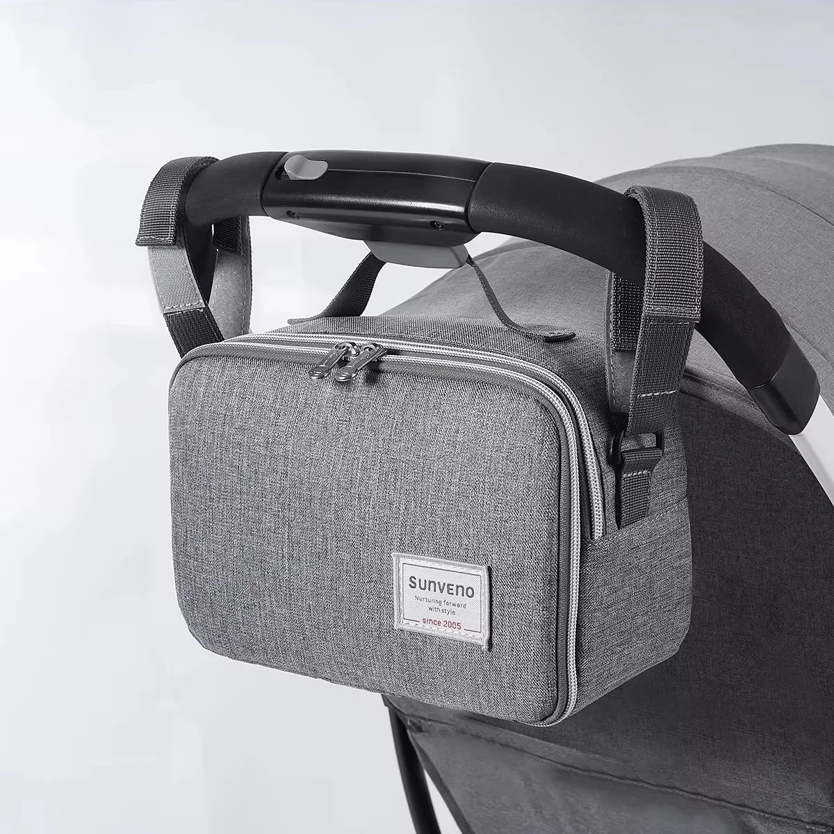 2-in-1 Portable Diaper Changing Bag with Waterproof Pad & Shoulder Strap