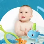 Magnetic Baby Bath Fishing Toy Set