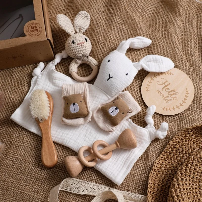Baby Milestone Photo Props & Bath Toy Gift Set