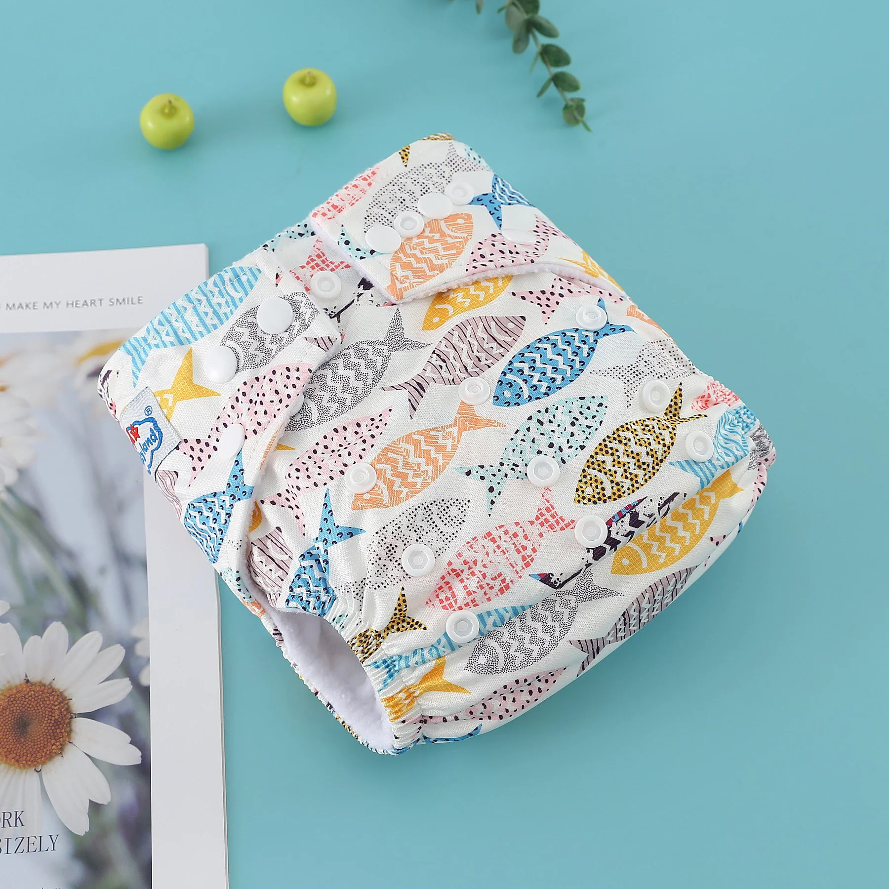 Reusable Waterproof Adjustable Baby Cloth Diaper with Insert