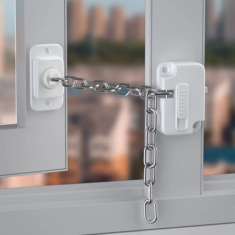 Adjustable Child Safety Locks for Windows, Doors, Drawers & Refrigerators