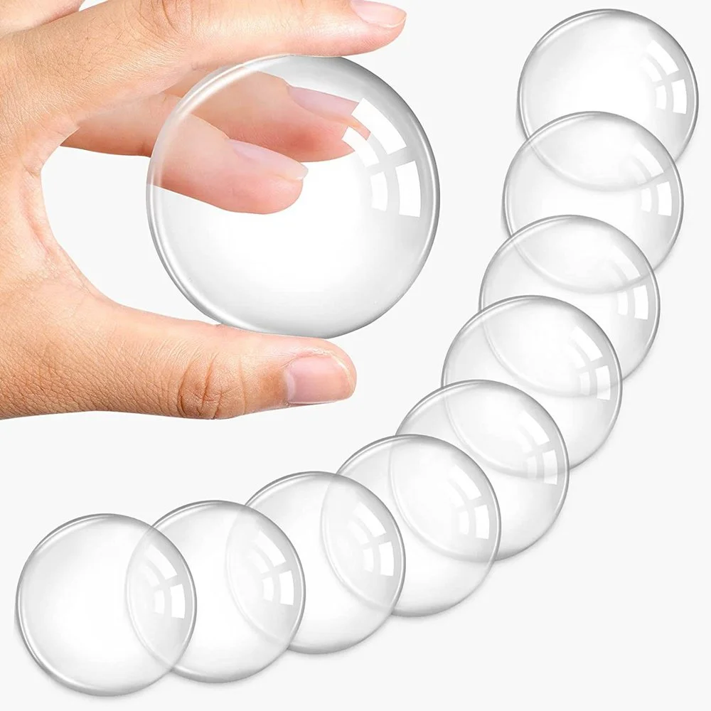 Transparent Silicone Door Stopper Pads – Wall & Furniture Protector
