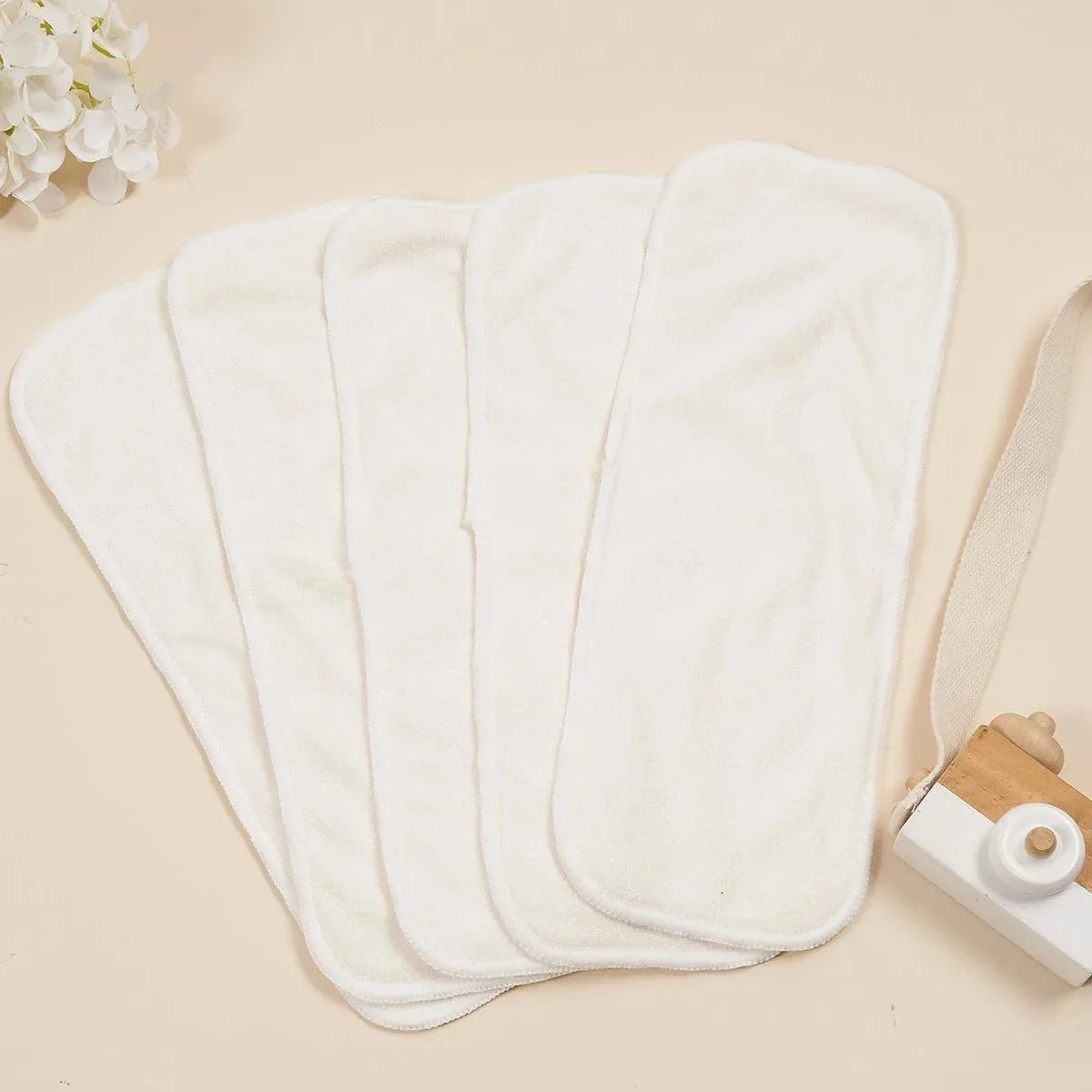 Reusable 4-Layer Bamboo Diaper Insert