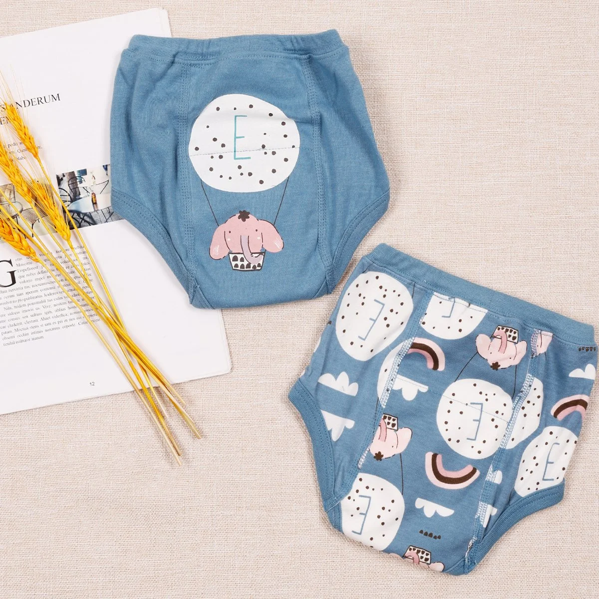 4-Layer Washable Cotton Baby Training Pants