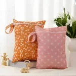 2PCS Reusable Waterproof Wet Dry Bags - Portable Storage for Diapers
