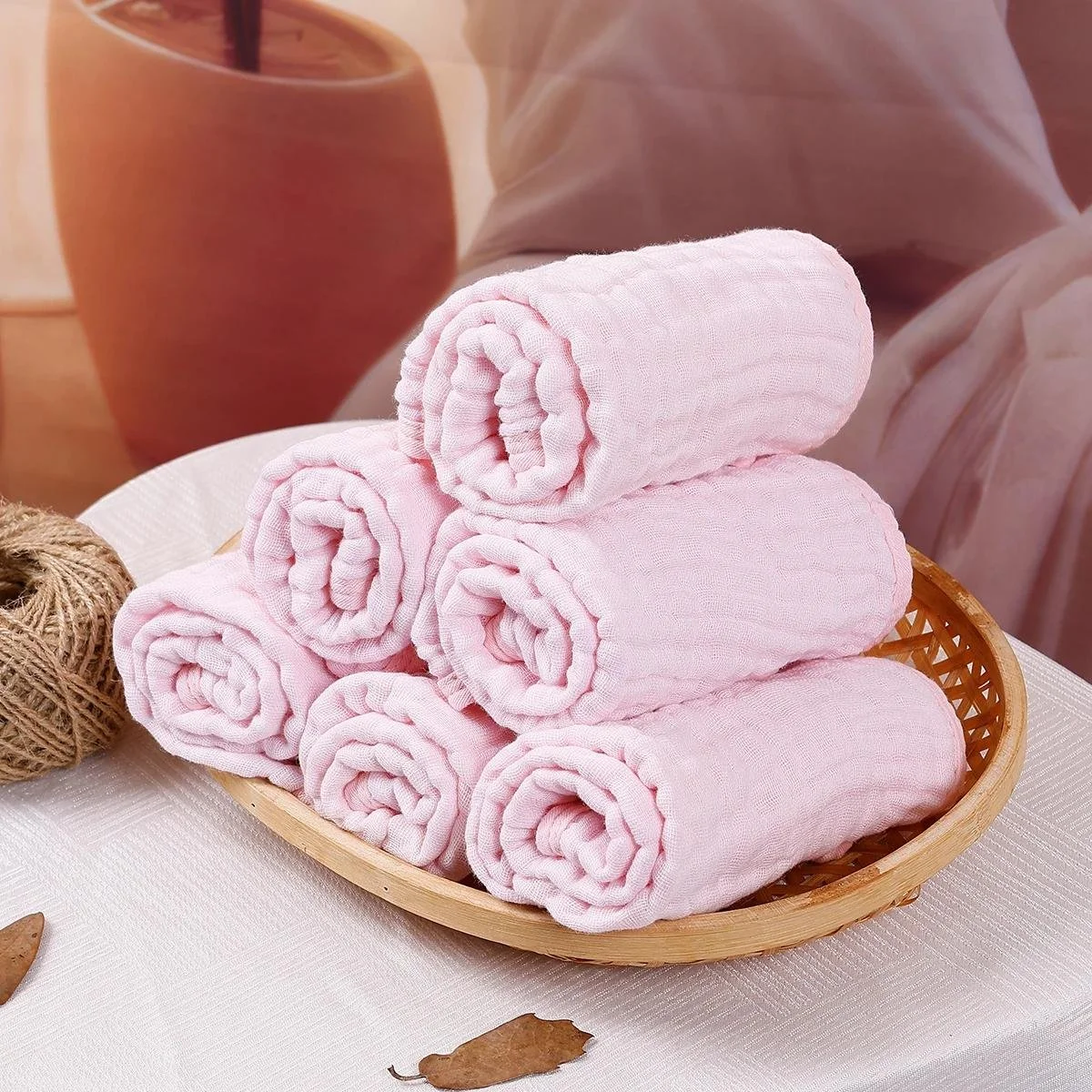 6PCS Soft & Absorbent Baby Towel Set - Multipurpose Face Towels