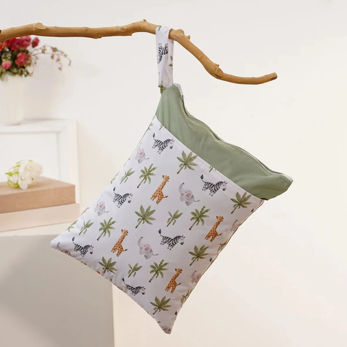 Washable Reusable Baby Blanket Storage & Travel Bag 12x16in