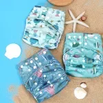 Reusable Baby Cloth Diapers 3pcs Set – Washable & Eco-Friendly for Newborns