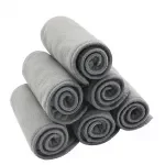Ultra Thin Bamboo Charcoal Diaper Inserts with 4-Layer Absorbency (4Pcs)