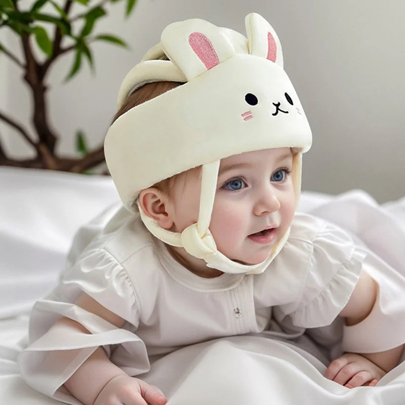 Adorable Bunny Baby Helmet Toddler Safety Hat for Crawling & Walking