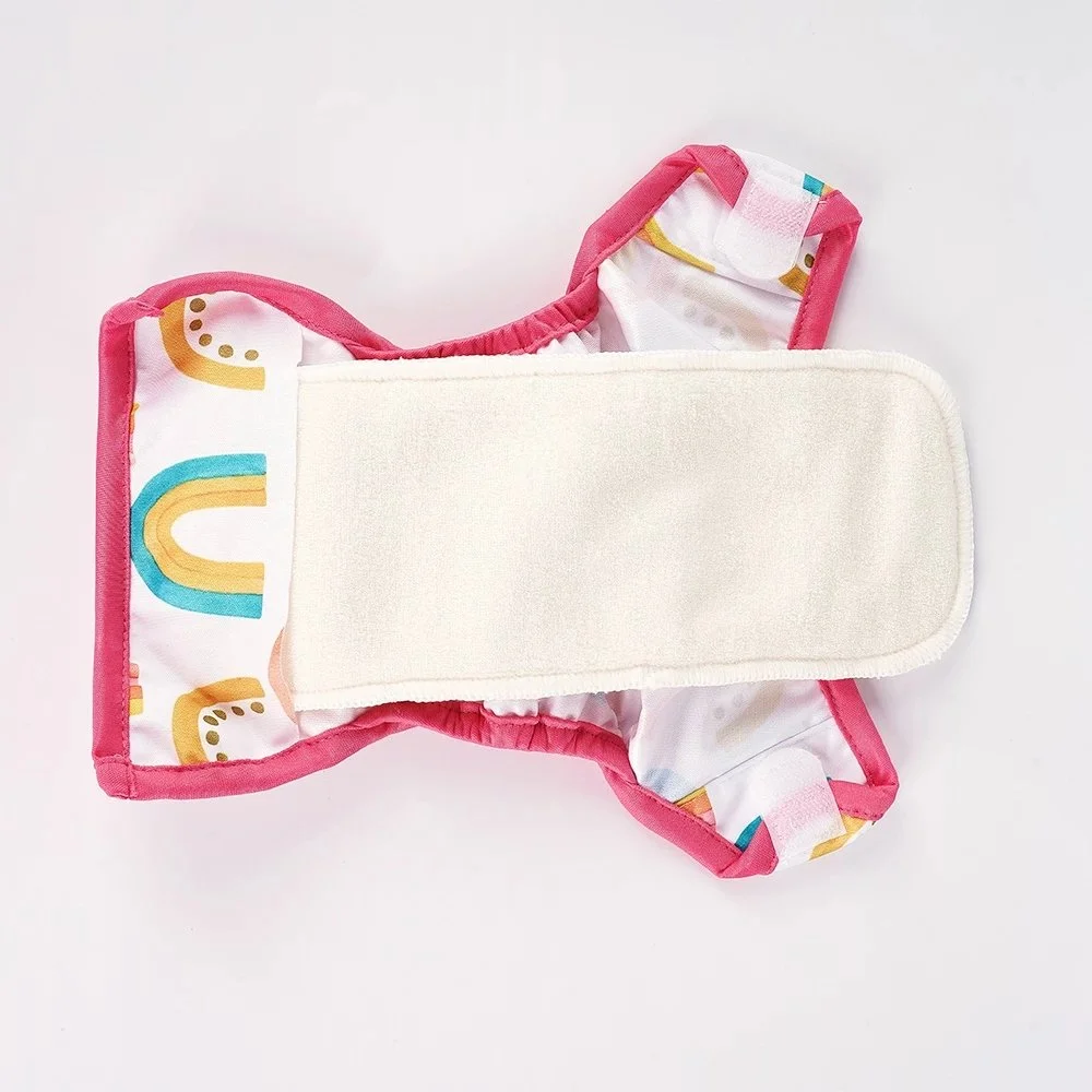 10pcs Newborn Cloth Diaper Inserts – Bamboo Terry & Microfiber Absorbent Pads