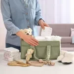 Foldable Baby Stroller Organizer Bag – Portable Diaper & Travel Tote