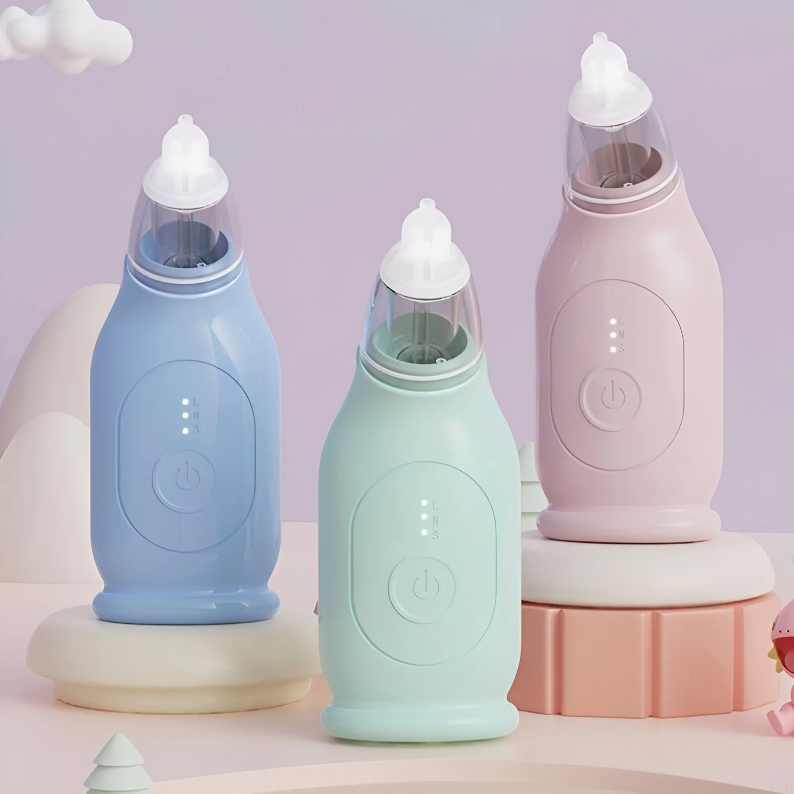 Rechargeable Electric Baby Nasal Aspirator for Clear Breathing
