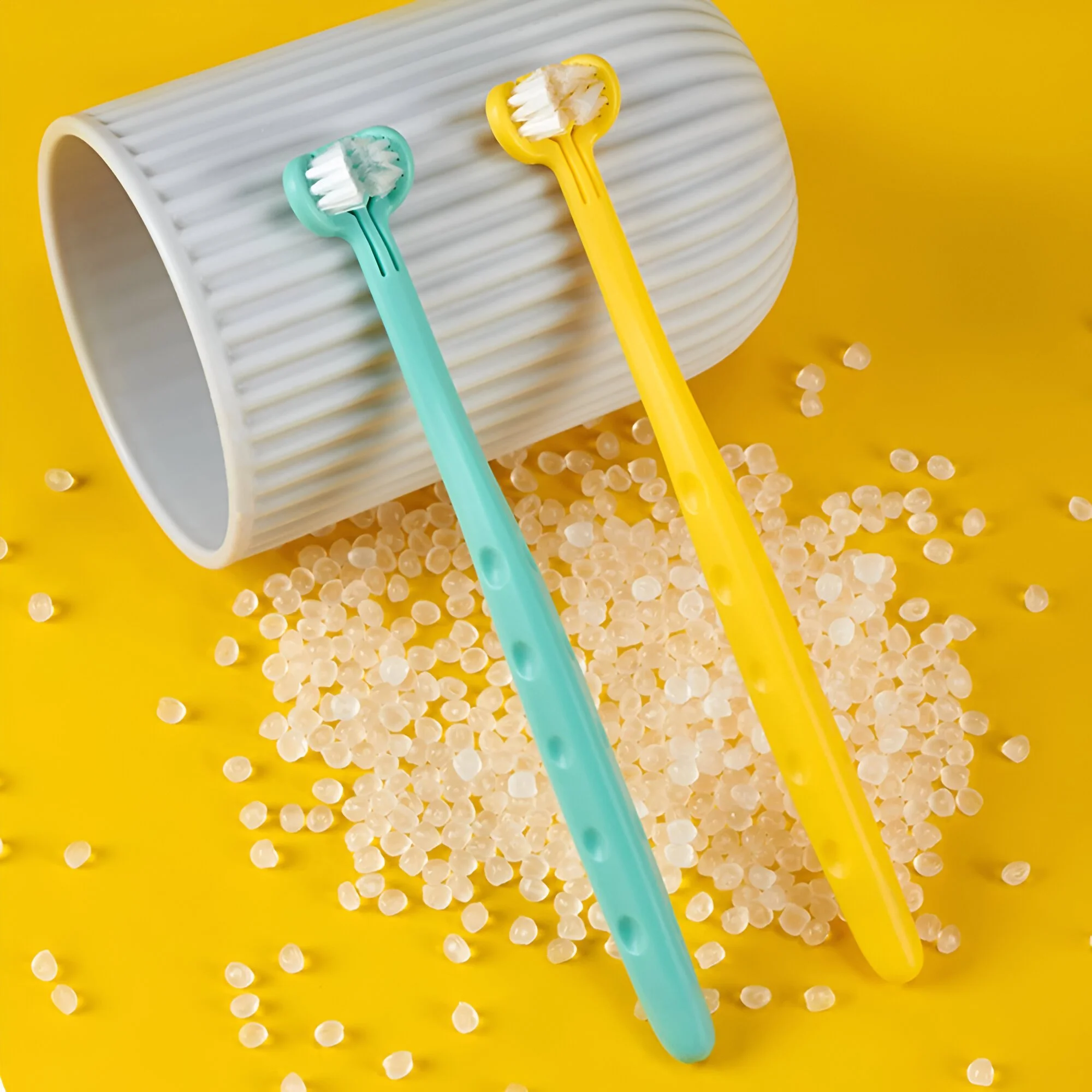 Children’s 3-Sided Soft Bristle Toothbrush for Ages 6–12 | Gentle Daily Cleaning