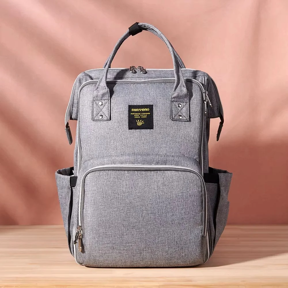 Large Waterproof Baby Diaper Backpack – Multi-Function Travel Nappy Bag