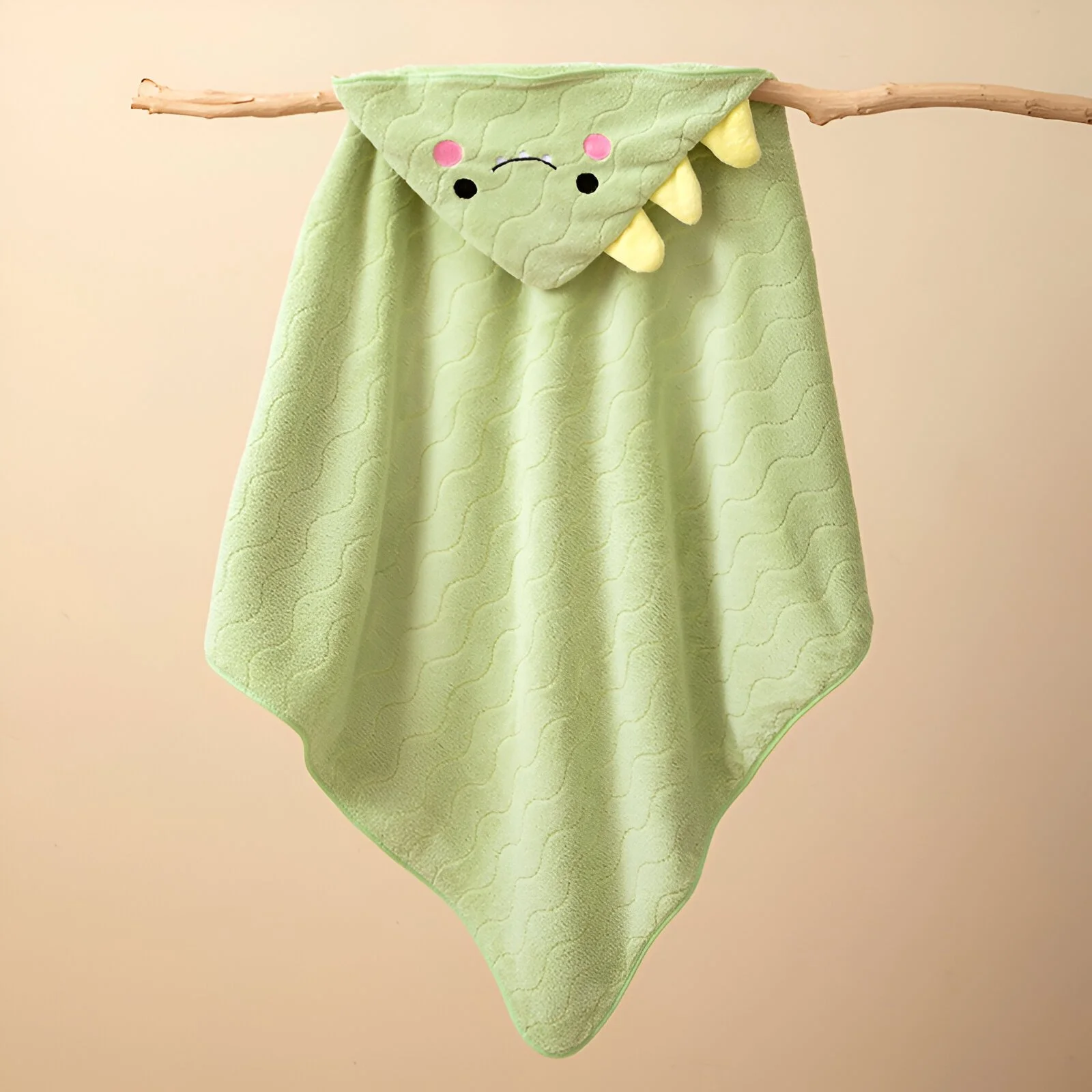 Super Soft Coral Fleece Baby Hooded Bath Towel – Absorbent & Adorable Cloak