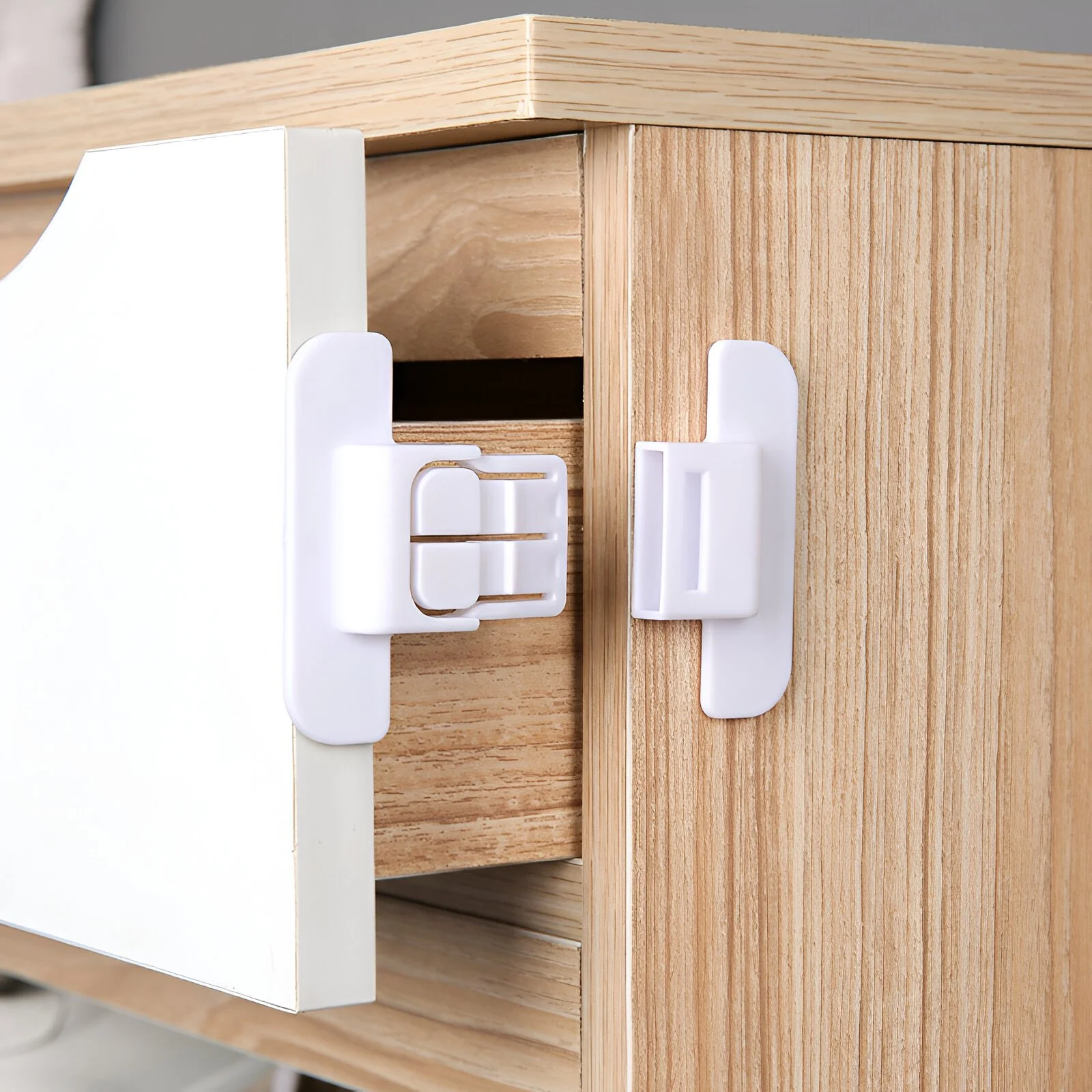Baby Safety Fridge & Cabinet Lock – Childproof Anti-Open Latch
