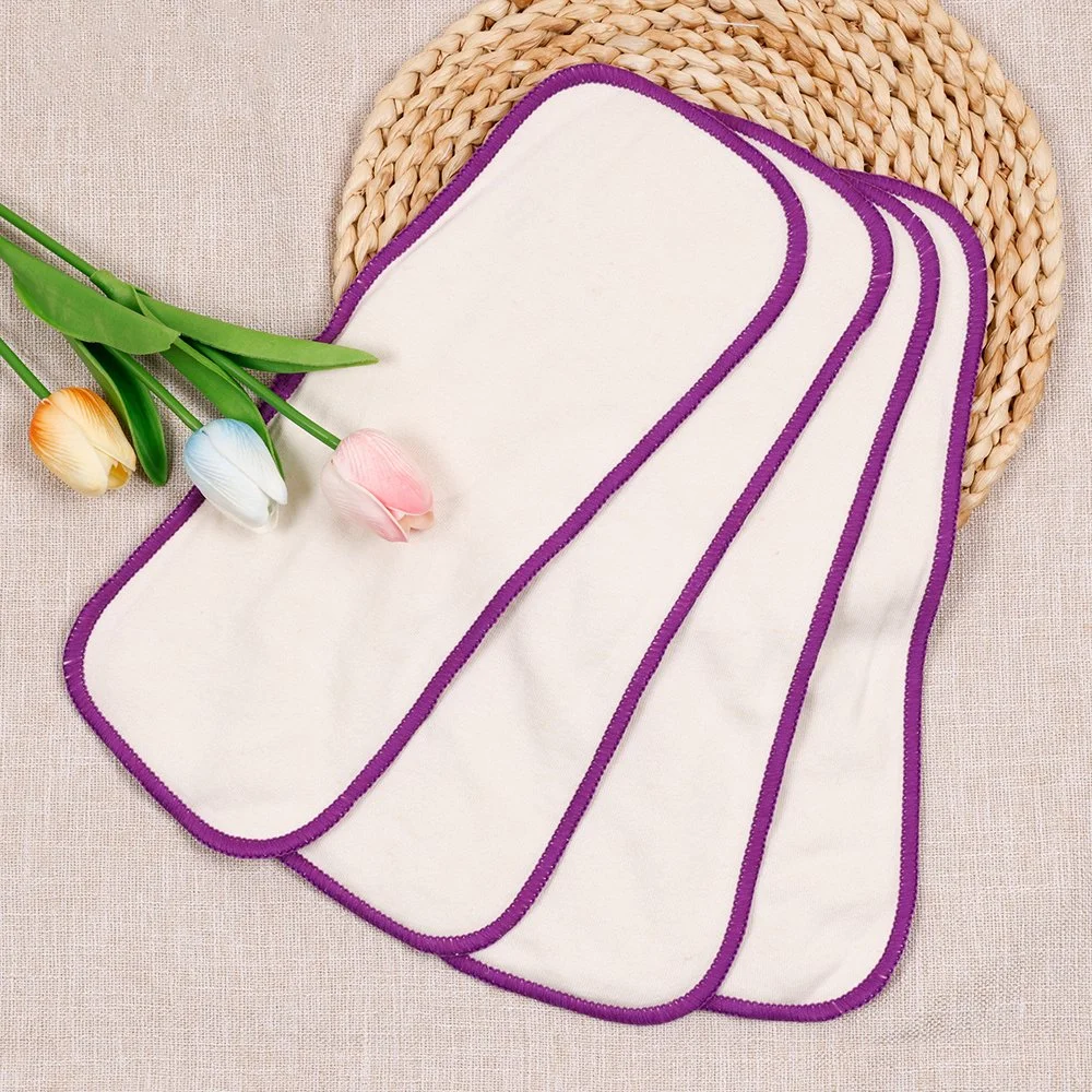 5-Layer Hemp Cotton Cloth Diaper Inserts – Washable & Ultra-Absorbent (5 Pack)