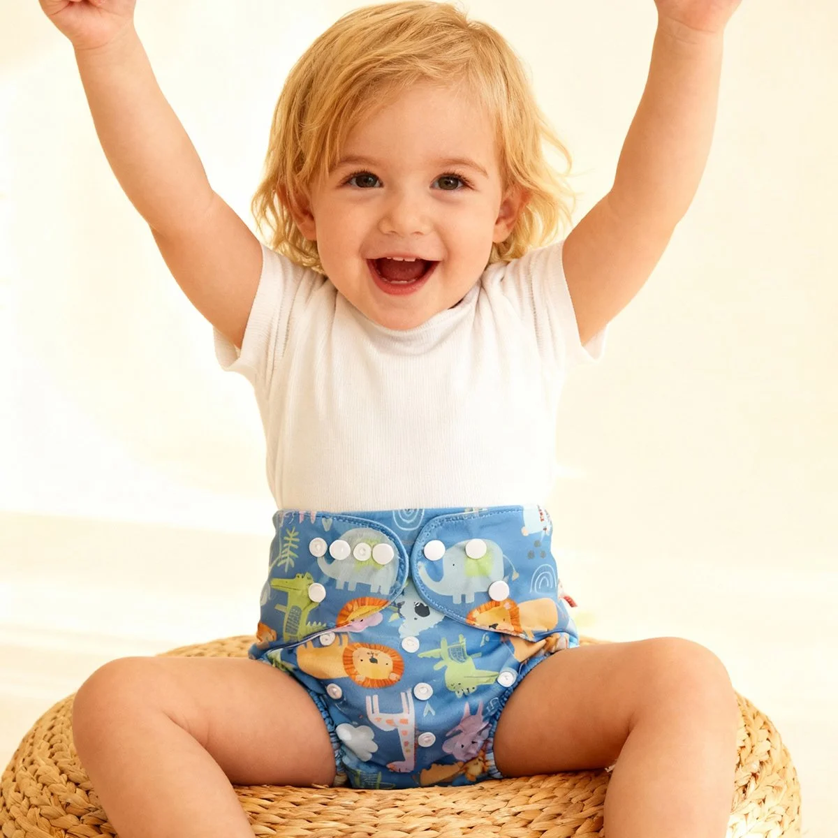 Eco-Soft Reusable Pocket Cloth Diaper for Babies