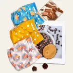 Soft & Breathable 3-Pack Cloth Diapers for Babies 3–33 lbs