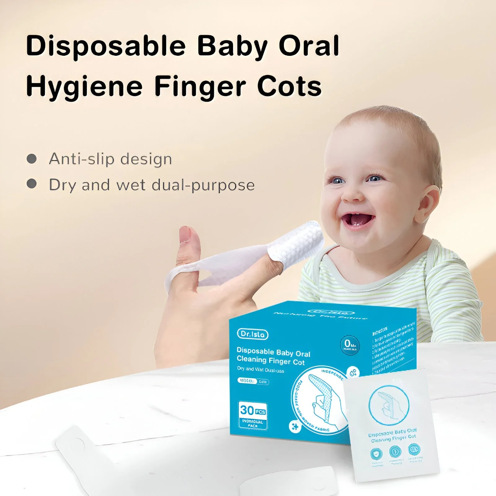 Disposable Baby Oral Cleaning Finger Cots